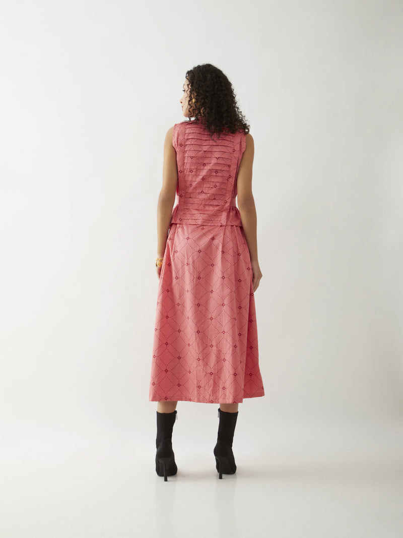 WILLOW DRESS - SALMON