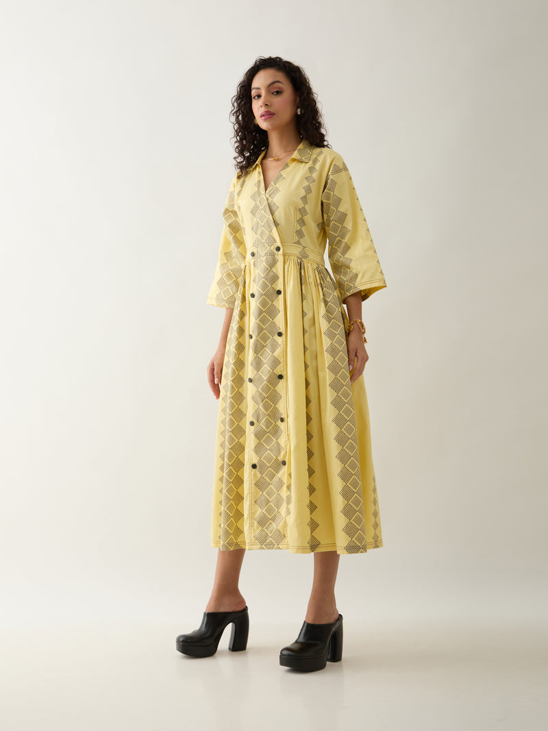 RICARDO DRESS - LEMON