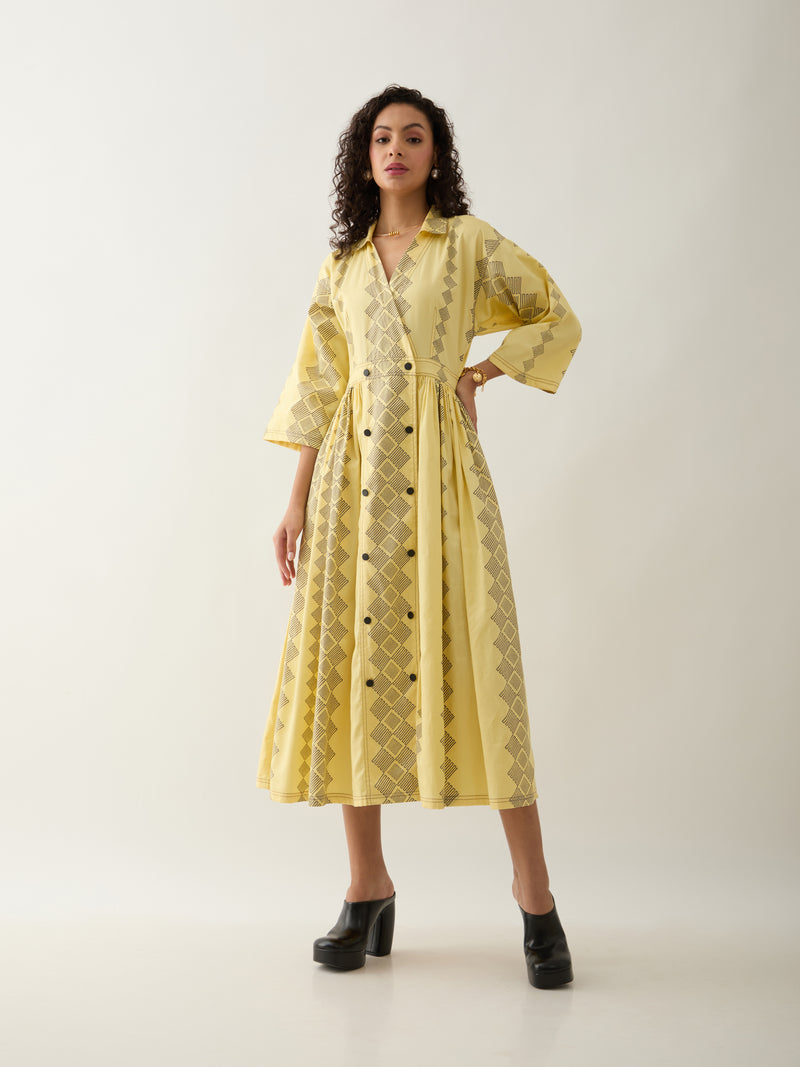 RICARDO DRESS - LEMON