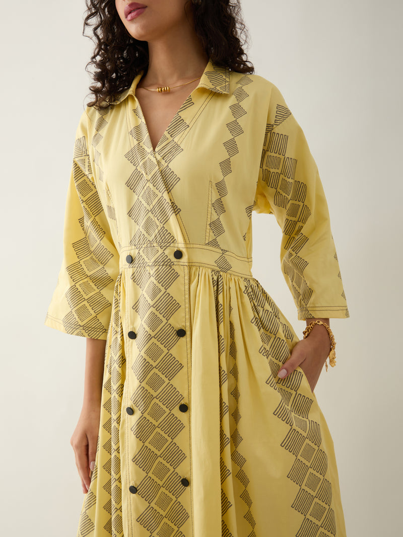 RICARDO DRESS - LEMON