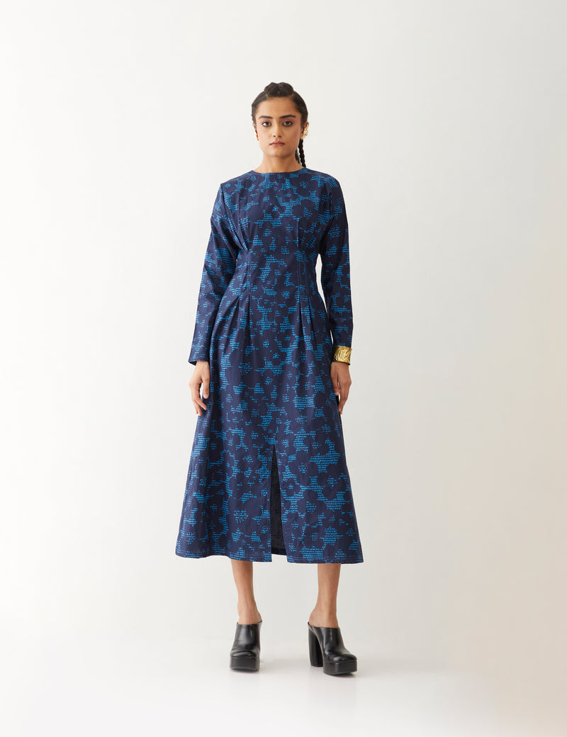 LARA DRESS - NAVY