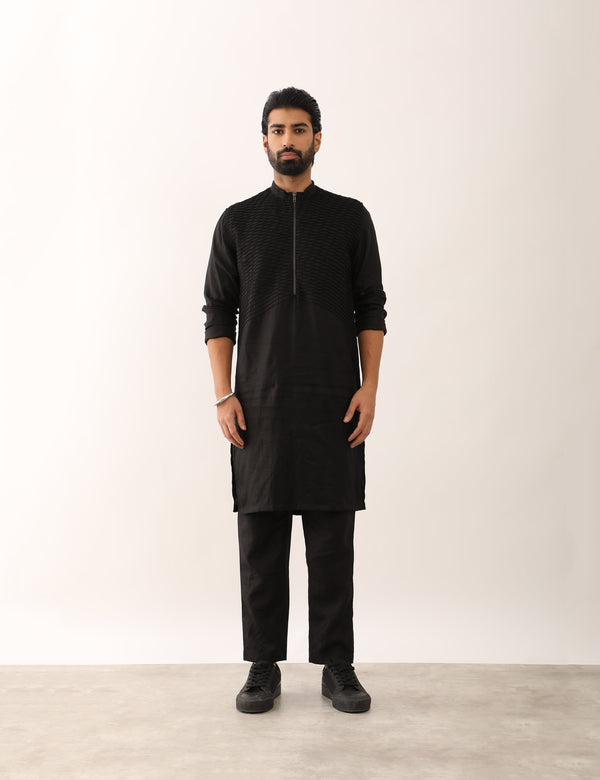 NAKSH KURTA - BLACK