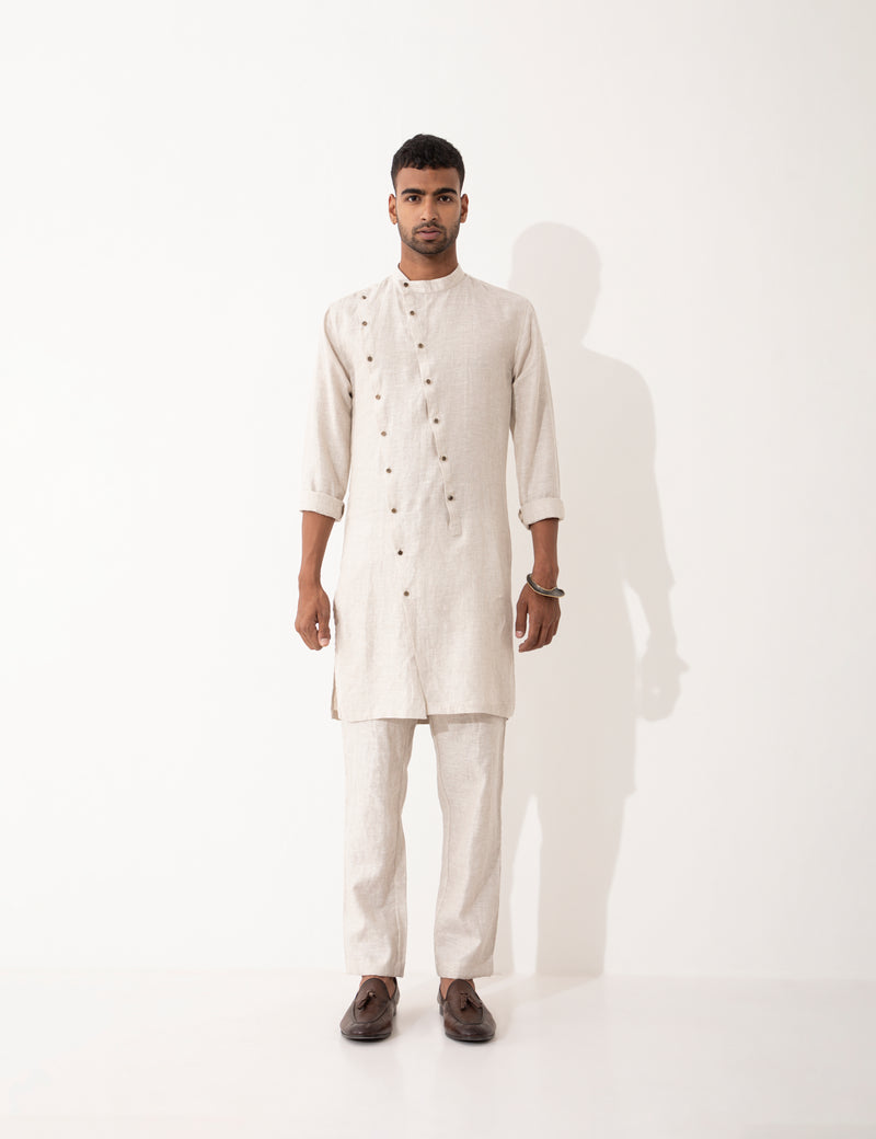 JIM KURTA SET - IVORY