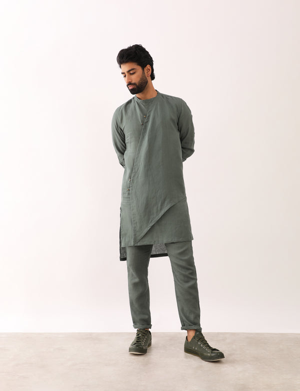 SAYAN KURTA SET - GREEN