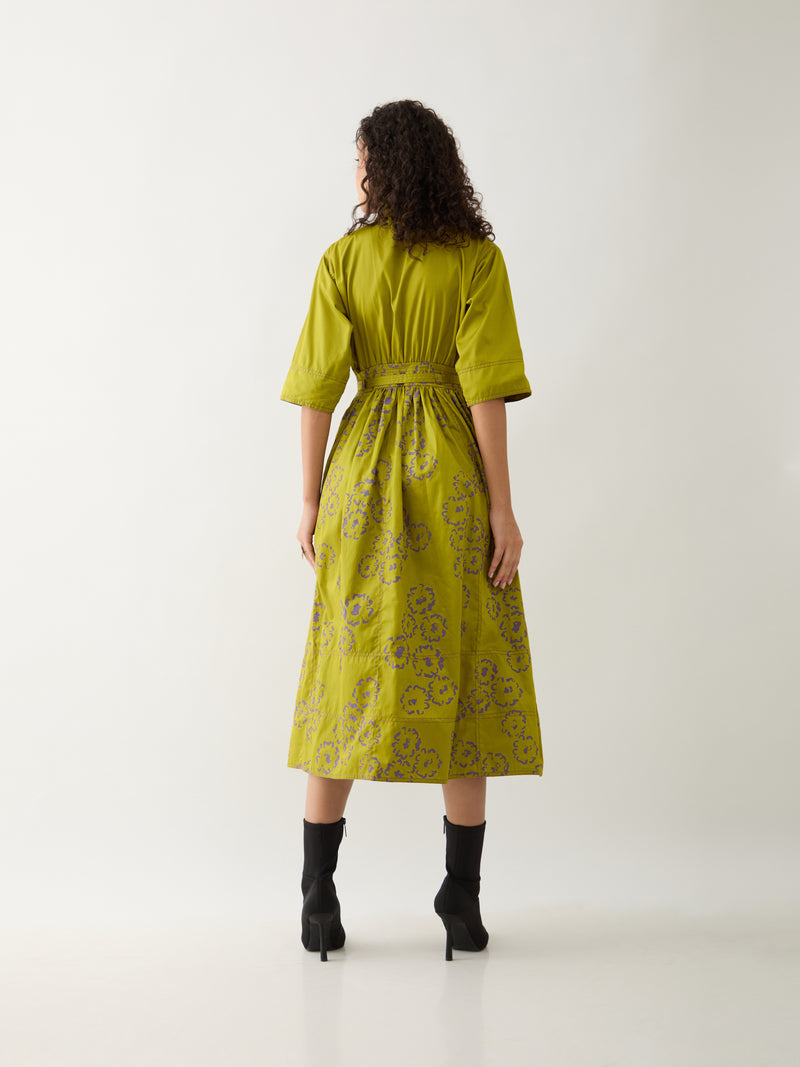 DELTA DRESS - LEAF