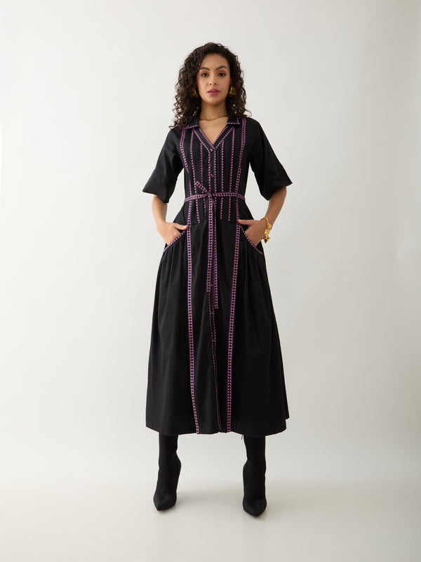 MORRIS DRESS - BLACK