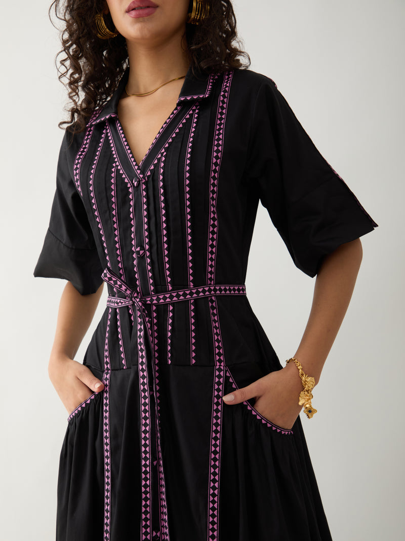 MORRIS DRESS - BLACK