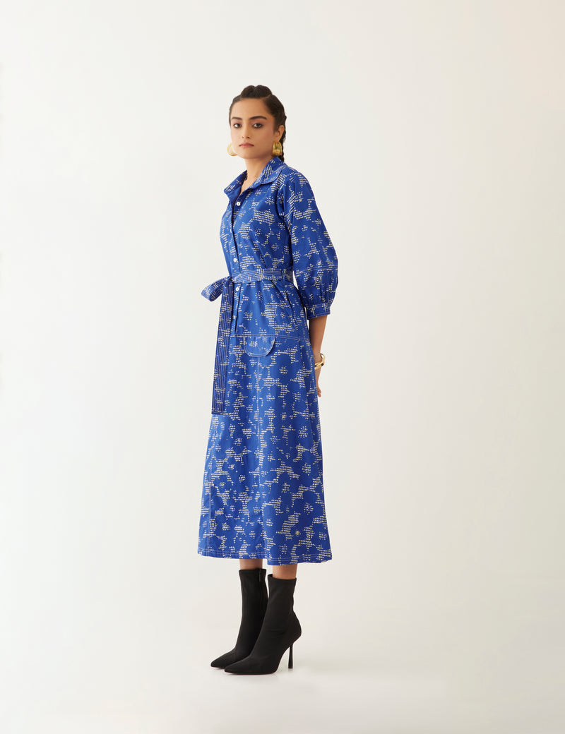 BONIE DRESS - COBALT