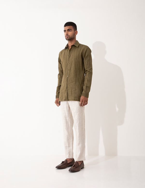 KENSHI SHIRT SET - BROWN