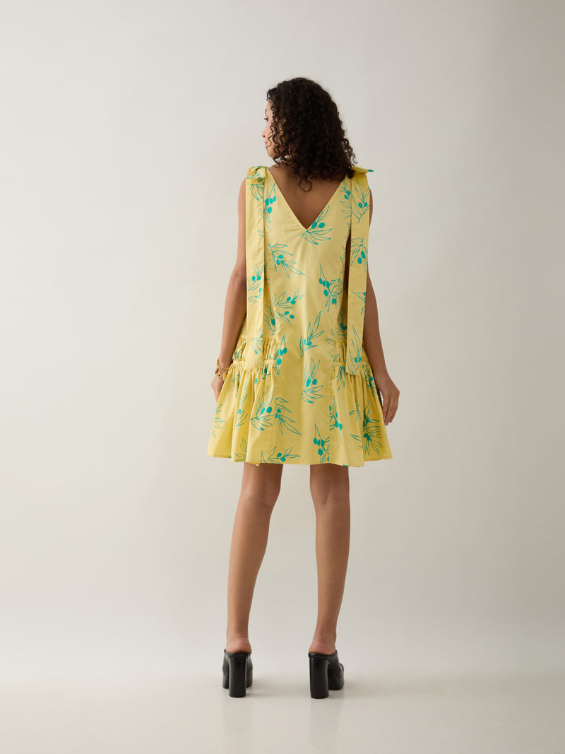 NUBRA DRESS - LEMON