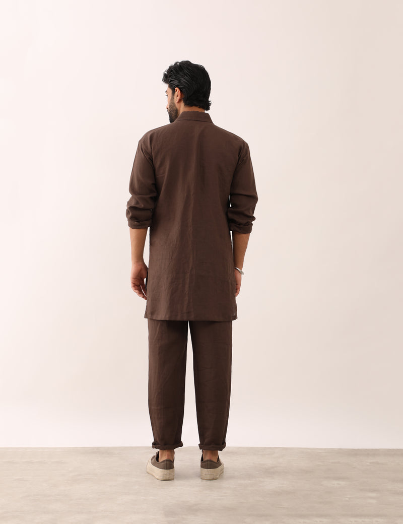 KABIR SHIRT SET - BROWN