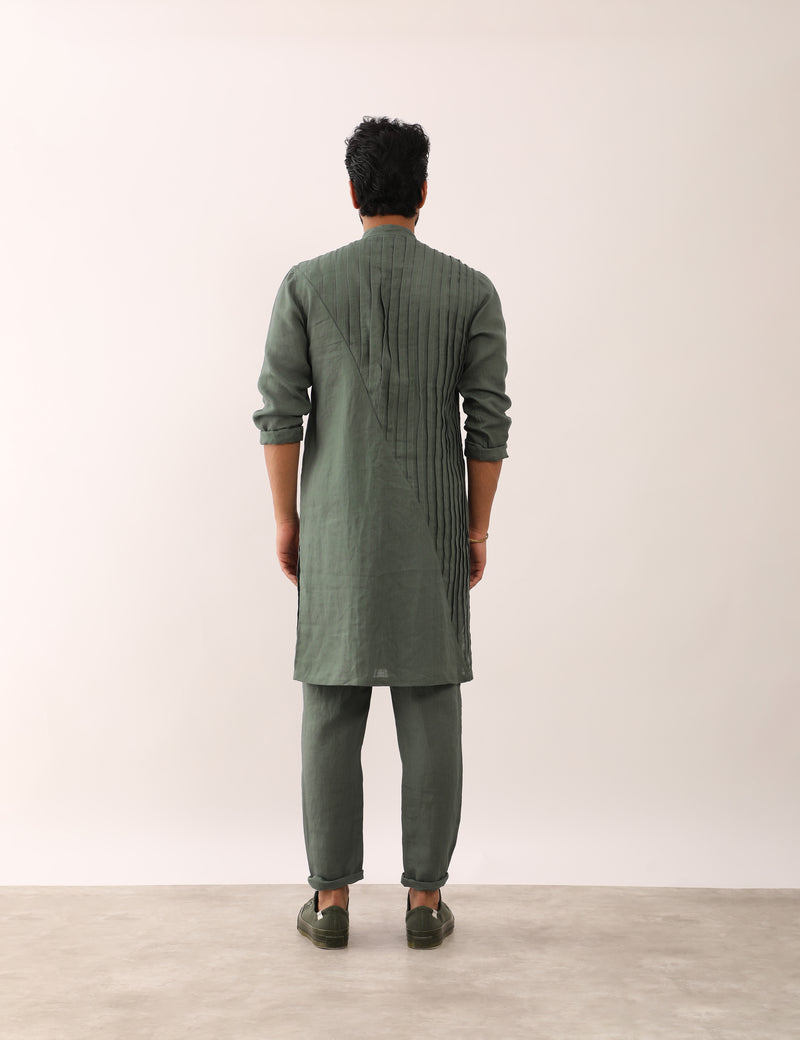 AARAV KURTA SET - GREEN