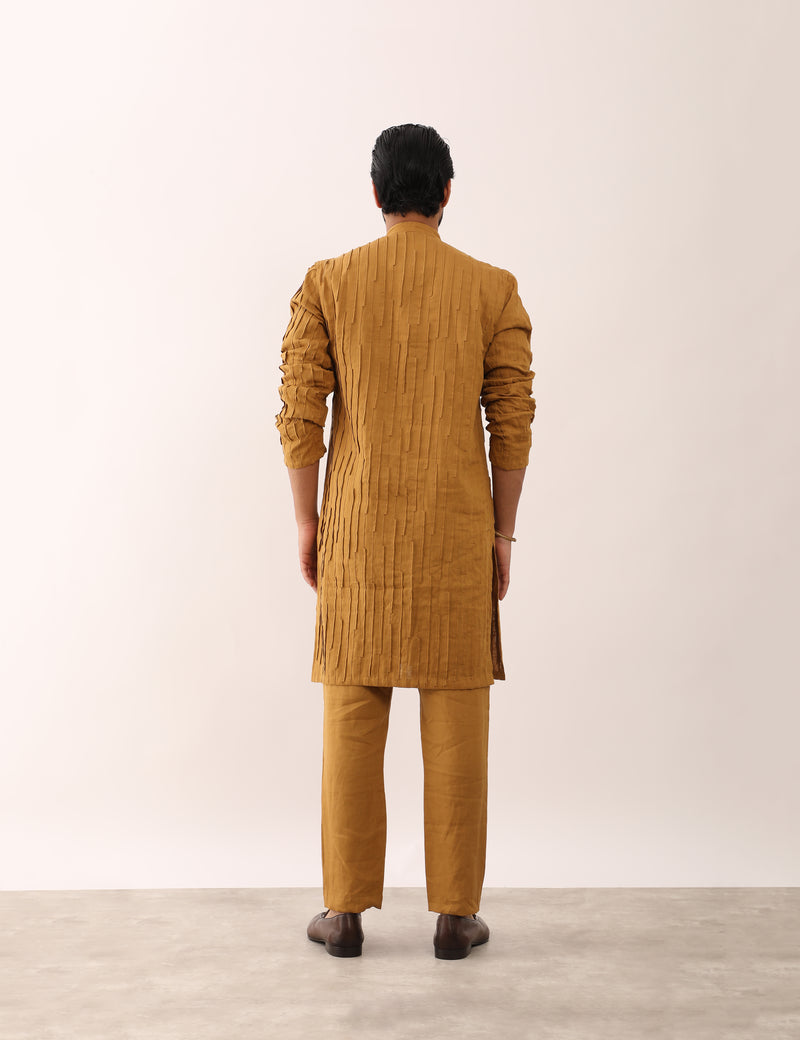 VIRAJ KURTA SET - MUSTARD