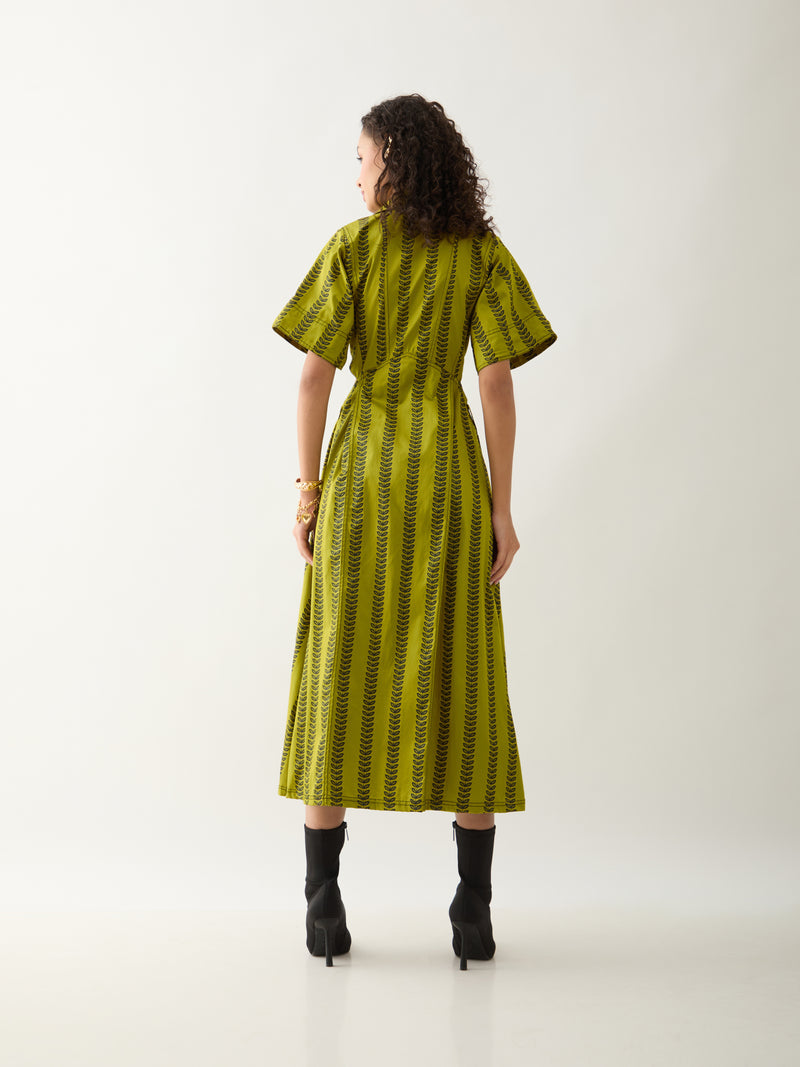 MARTIN DRESS -  LEAF