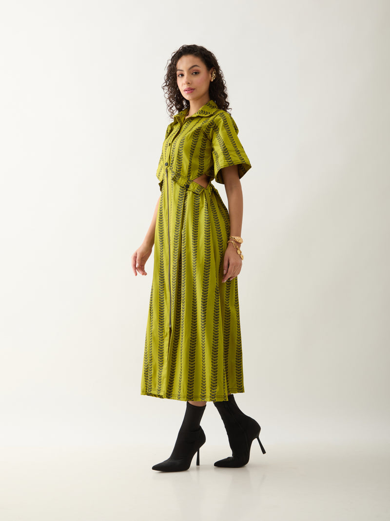 MARTIN DRESS -  LEAF