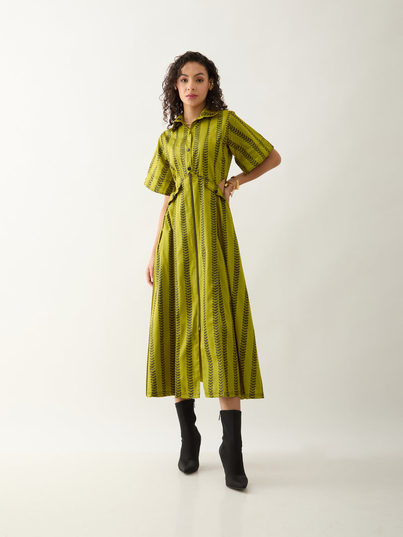 MARTIN DRESS -  LEAF