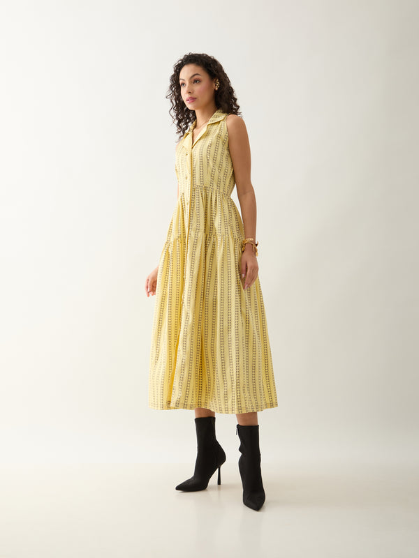 LIAM DRESS - LEMON