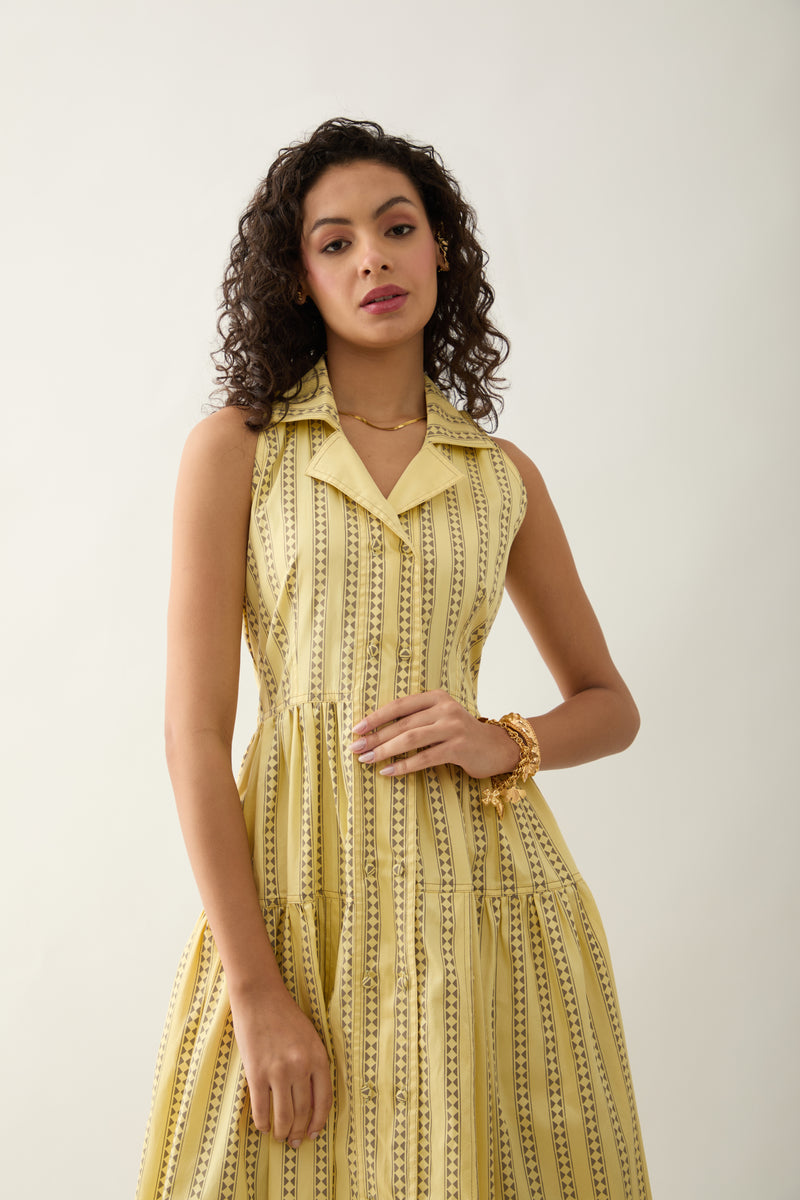 LIAM DRESS - LEMON