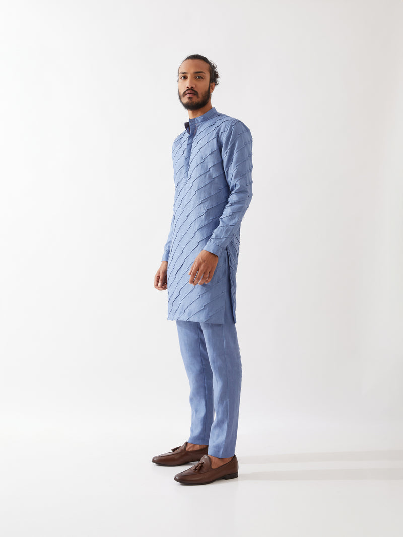 MASON KURTA SET - BLUE