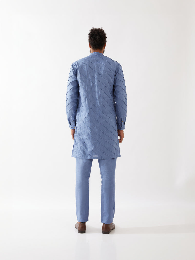 MASON KURTA SET - BLUE