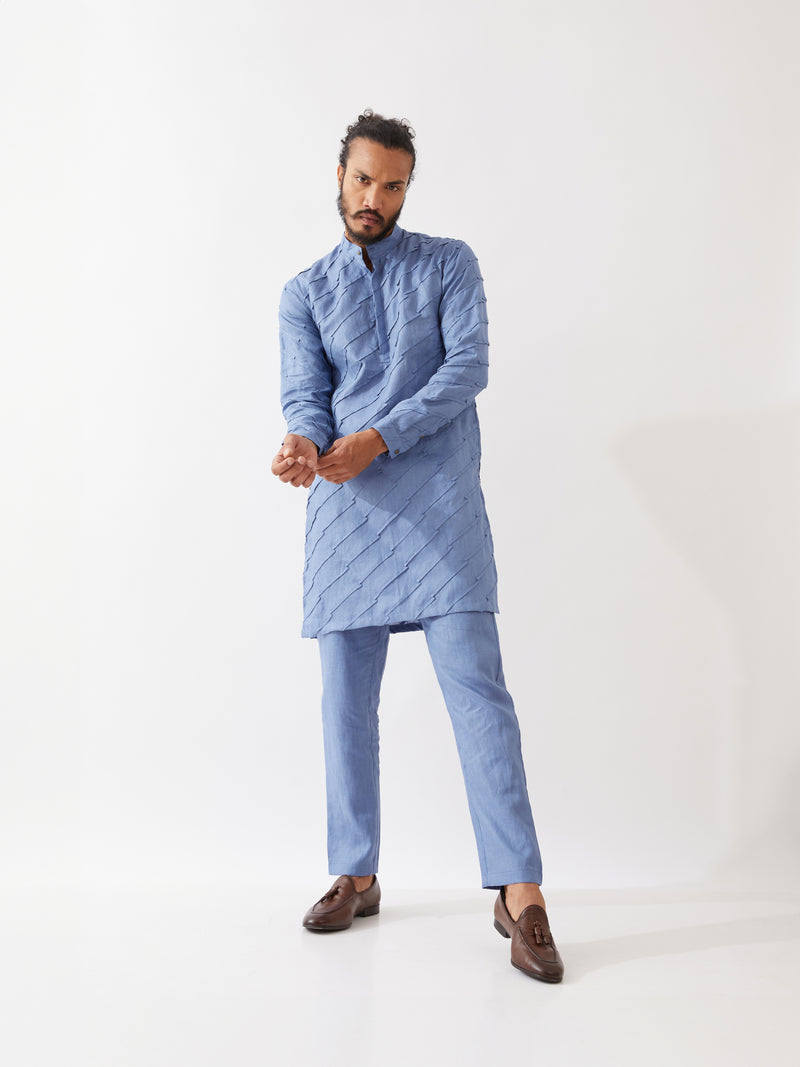 MASON KURTA SET - BLUE