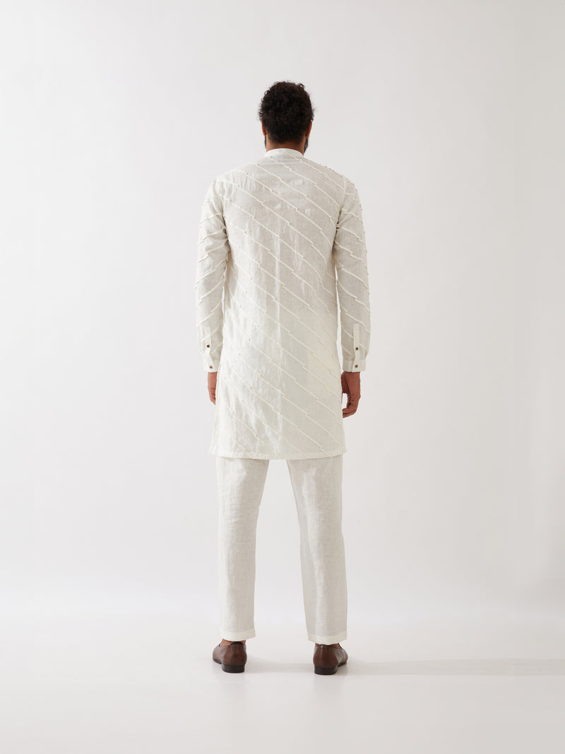 MASON KURTA SET - WHITE