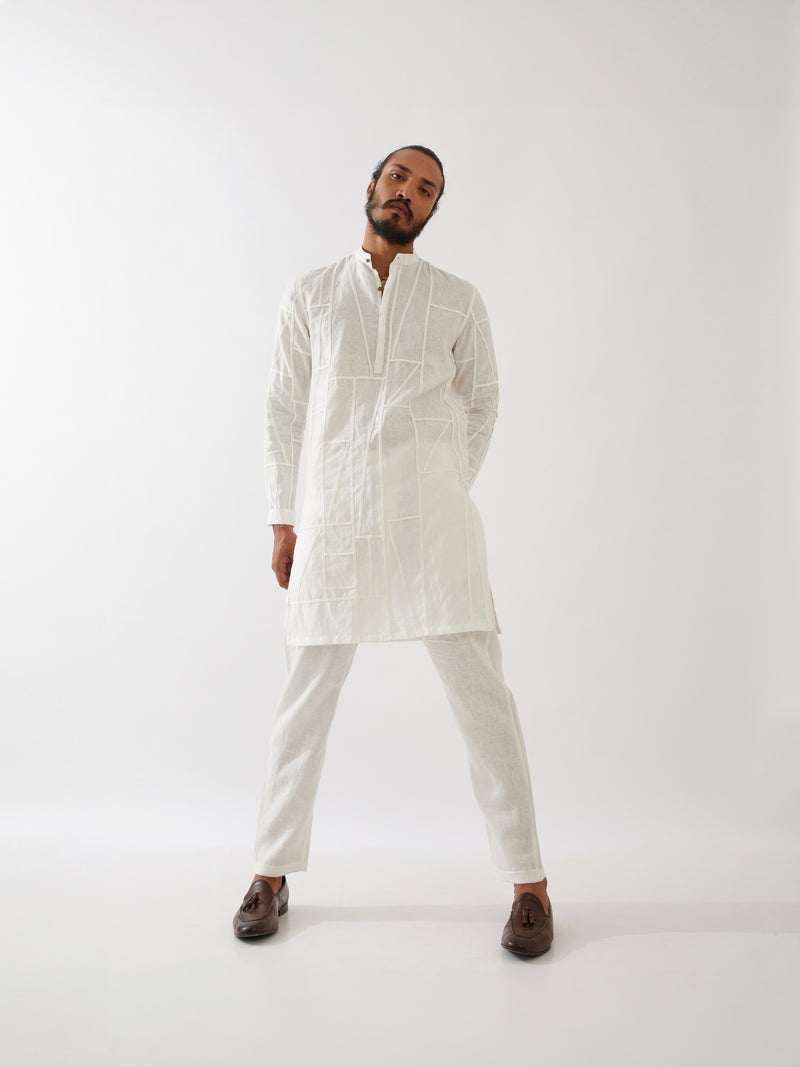 LEBI KURTA SET - WHITE