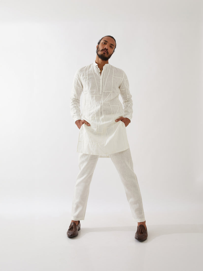 LEBI KURTA SET - WHITE