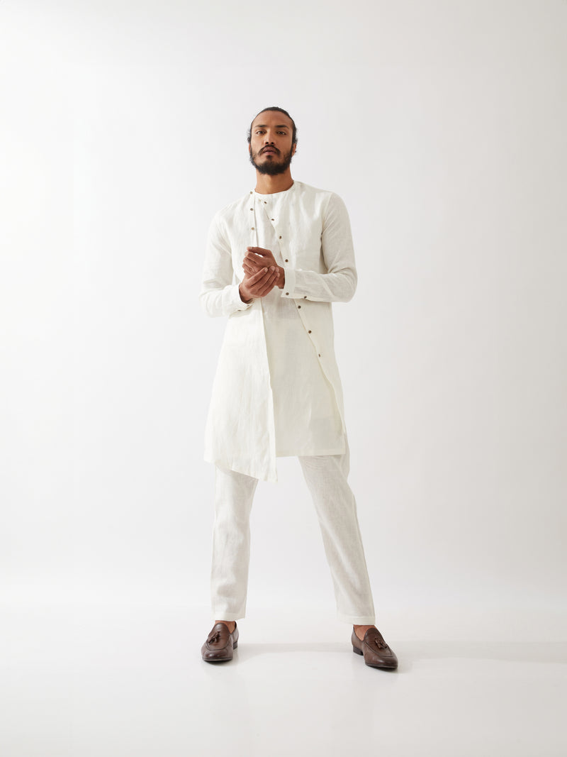 JAXON KURTA SET - WHITE