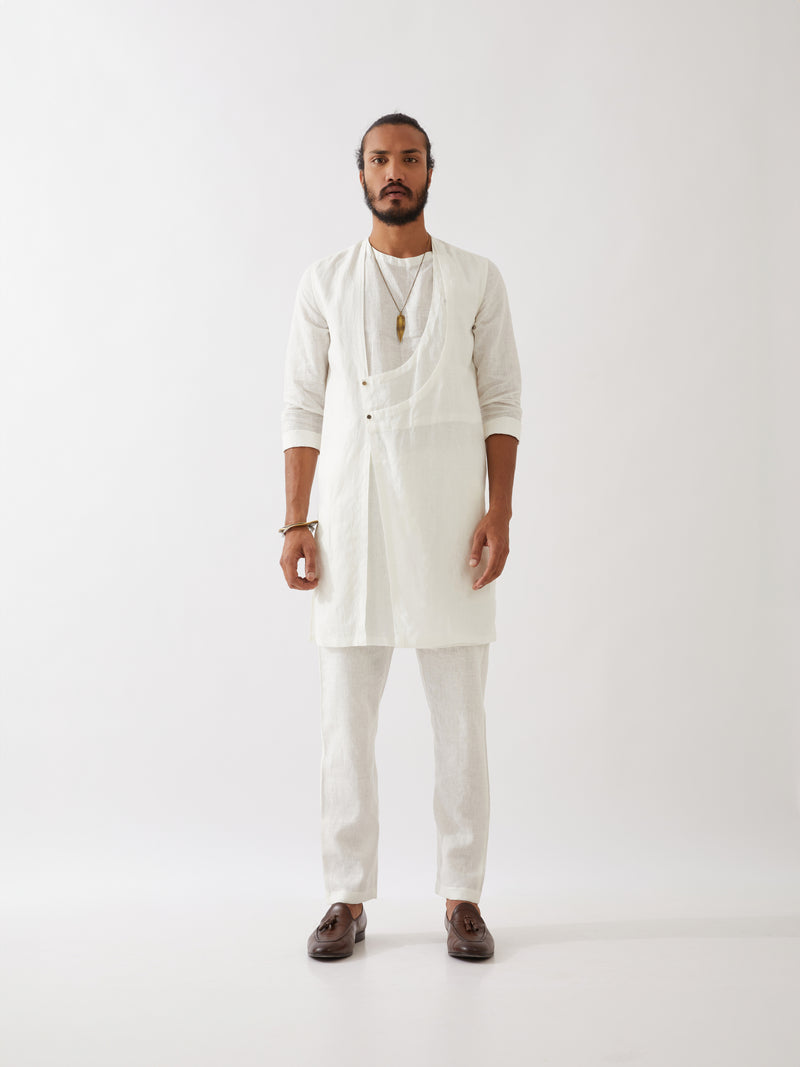 BROOKS KURTA SET - WHITE