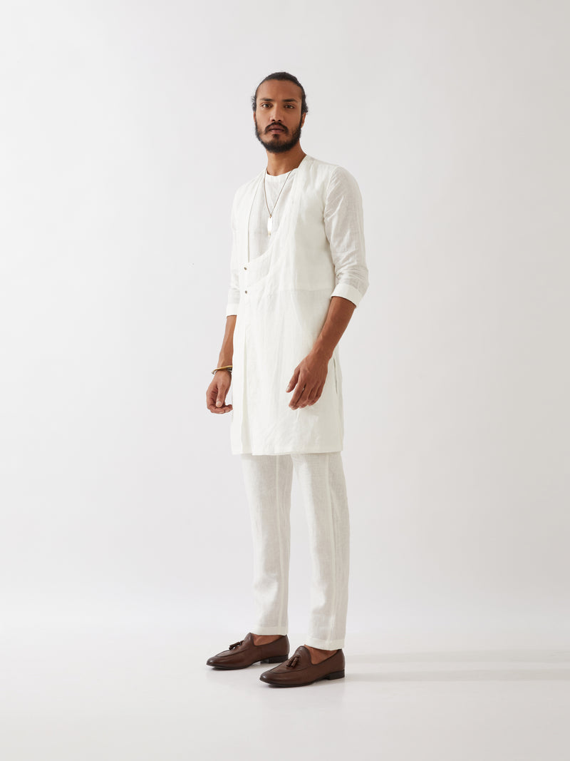 BROOKS KURTA SET - WHITE