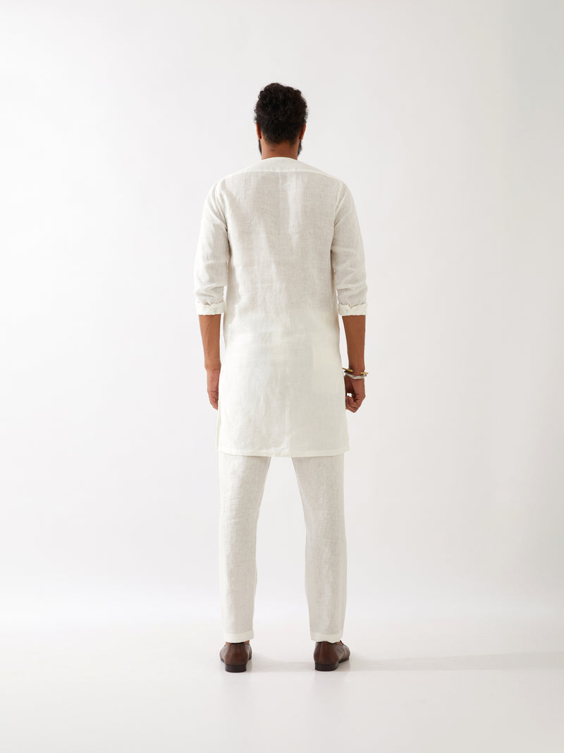 JAXON KURTA SET - WHITE