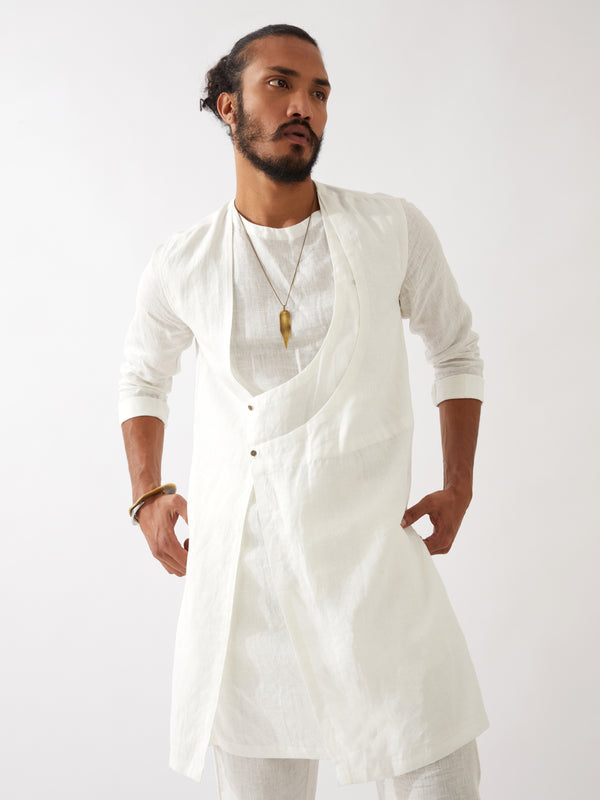 BROOKS KURTA SET - WHITE