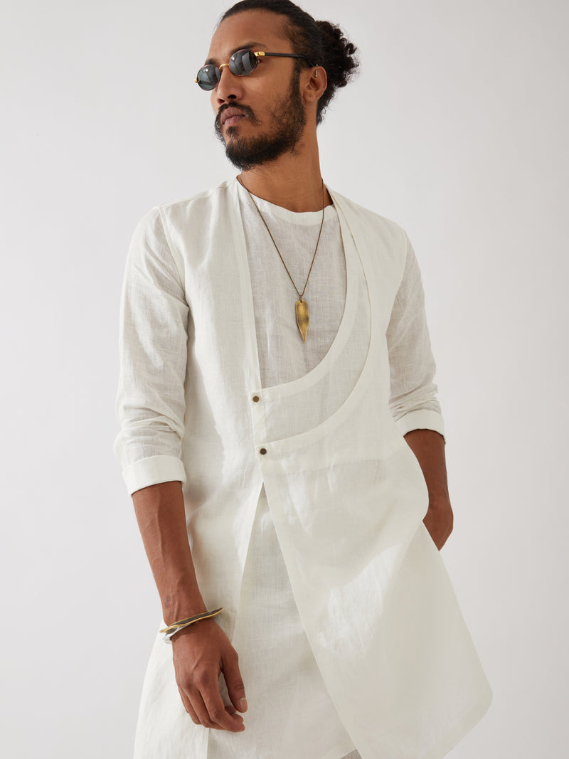 BROOKS KURTA SET - WHITE