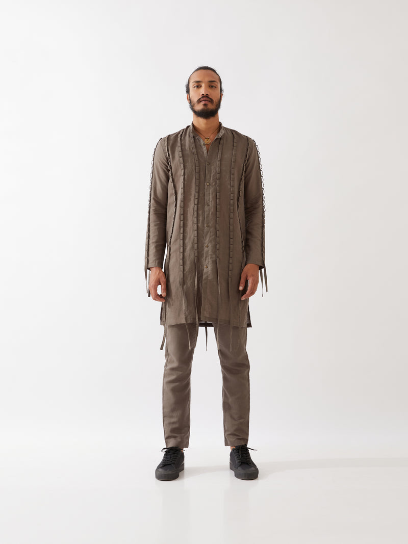 STAFAN KURTA SET - GREY