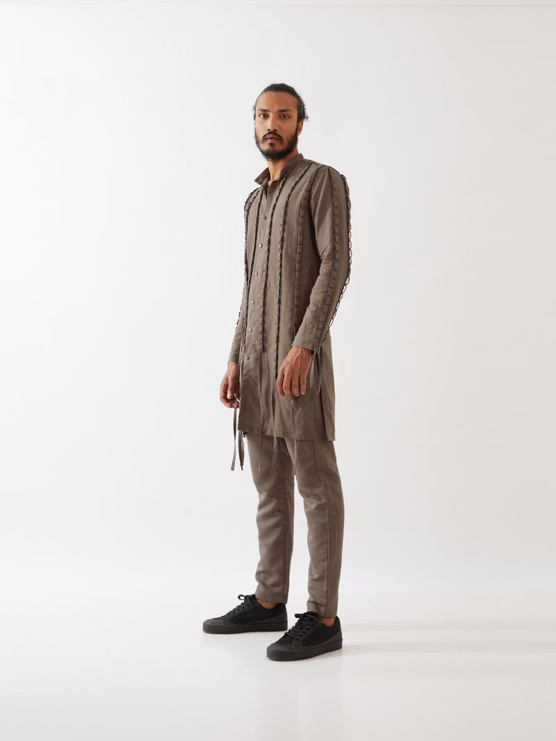 STAFAN KURTA SET - GREY