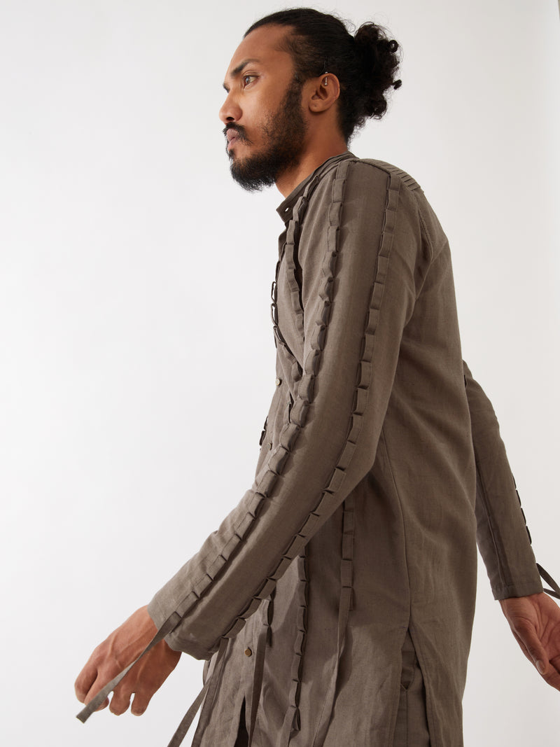 STAFAN KURTA SET - GREY