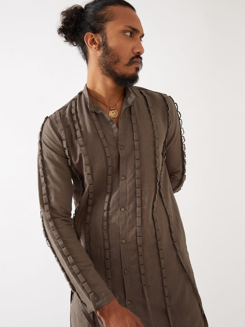 STAFAN KURTA SET - GREY