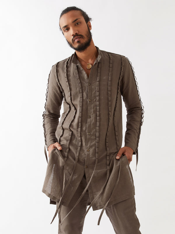 STAFAN KURTA SET - GREY