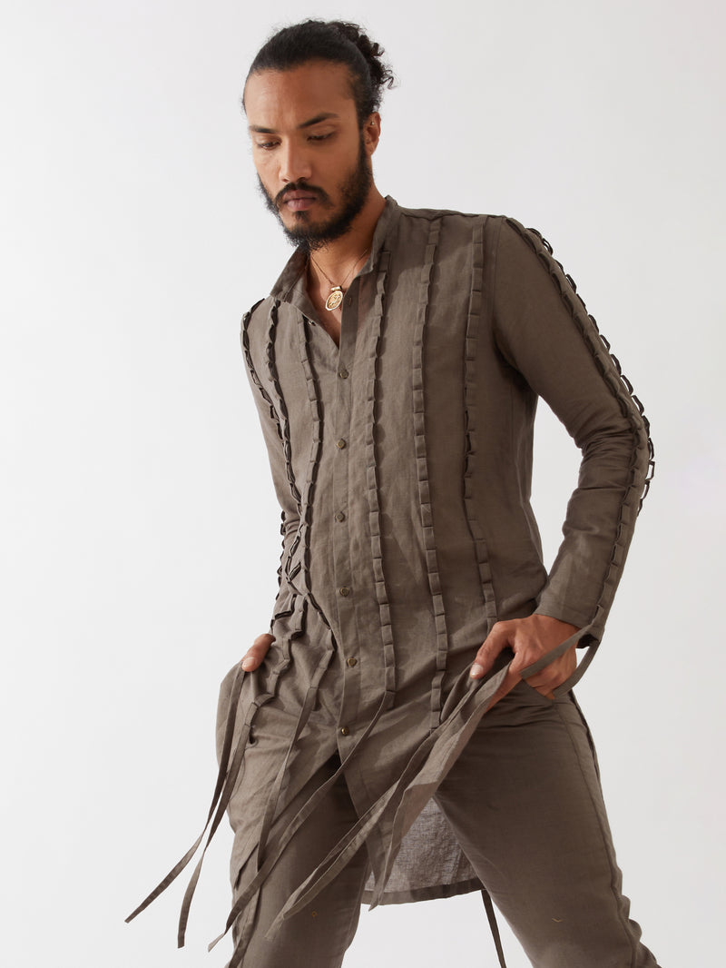 STAFAN KURTA SET - GREY