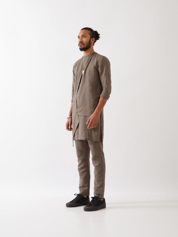 THEO KURTA SET - GREY