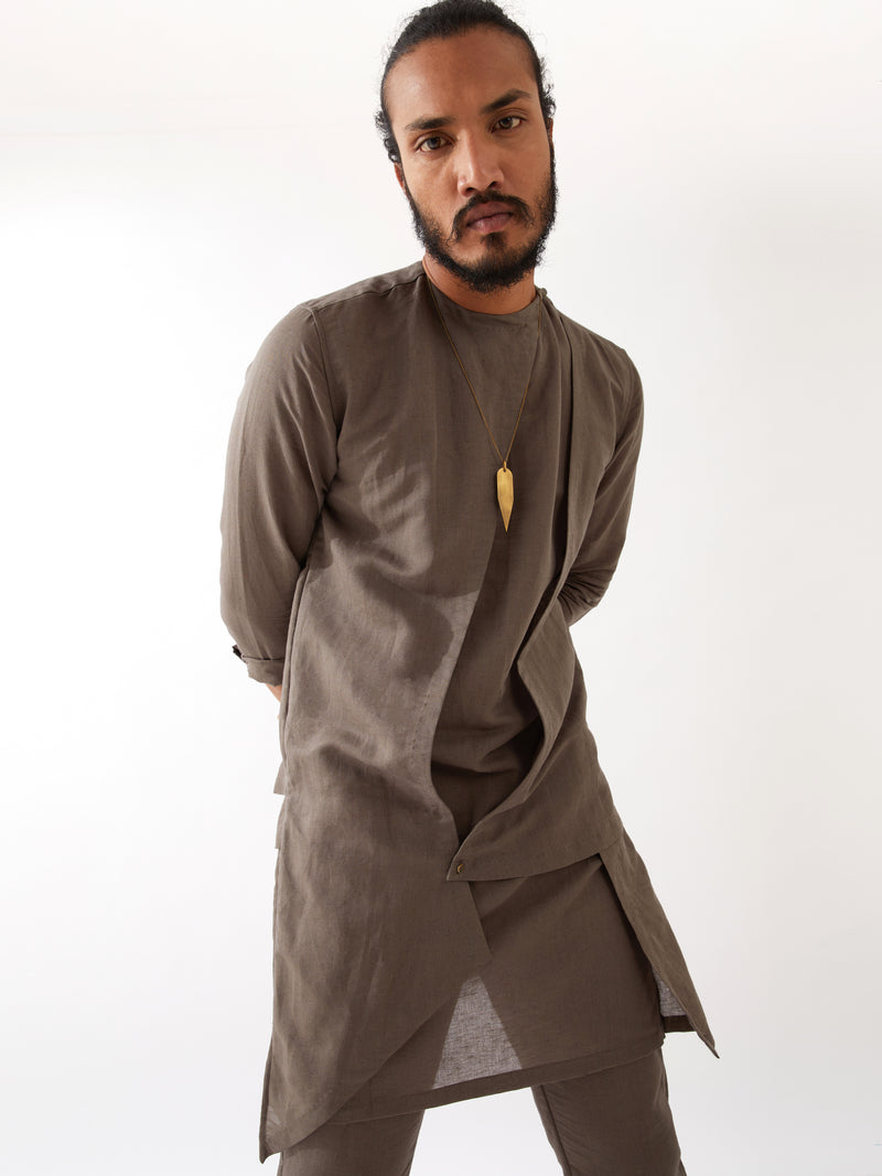 THEO KURTA SET - GREY