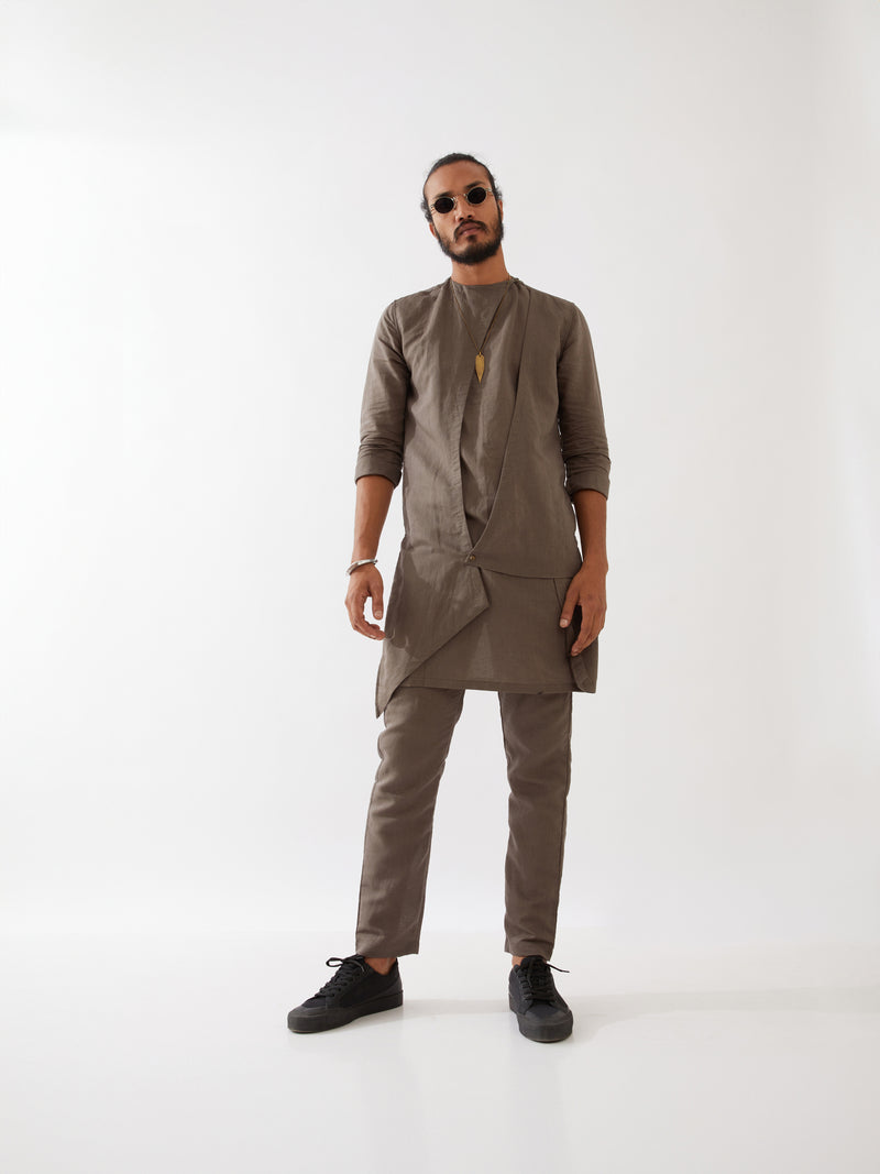 THEO KURTA SET - GREY