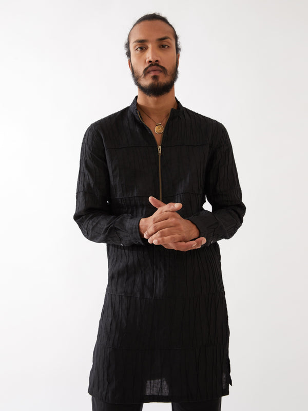 MATEO KURTA SET - BLACK