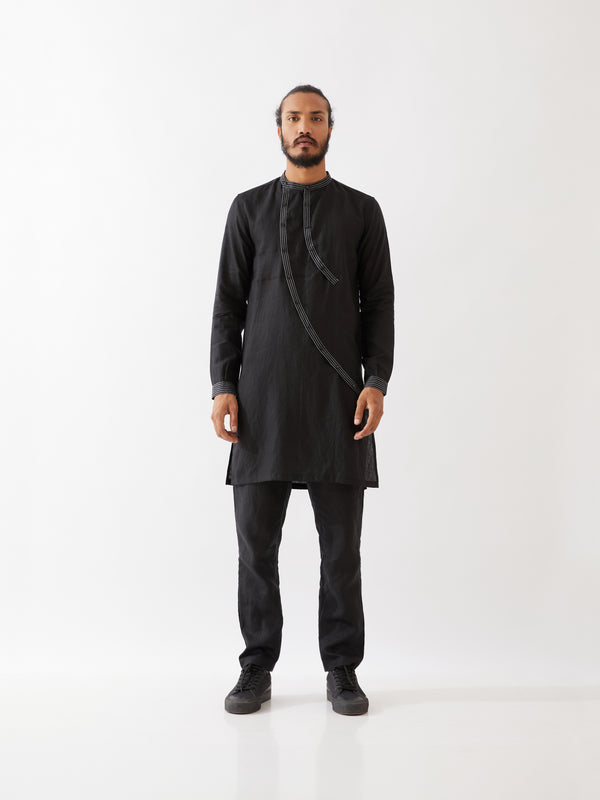 WAYLON KURTA SET - BLACK