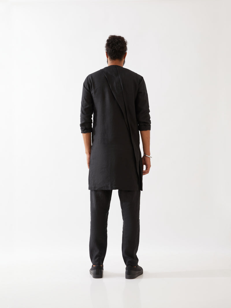 JOSE KURTA SET - BLACK