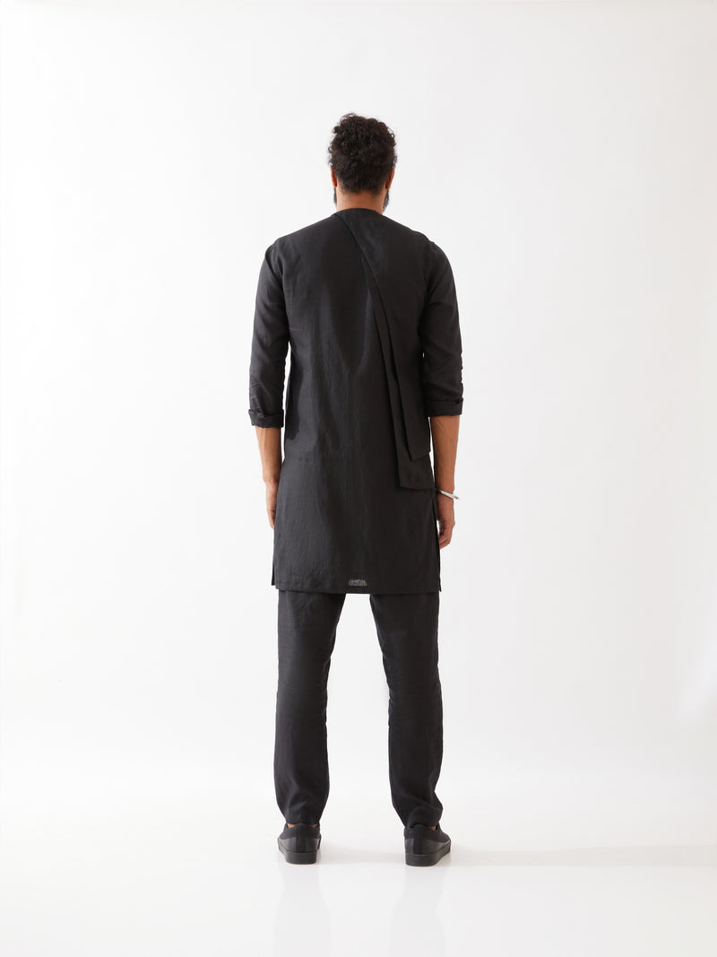 JOSE KURTA SET - BLACK