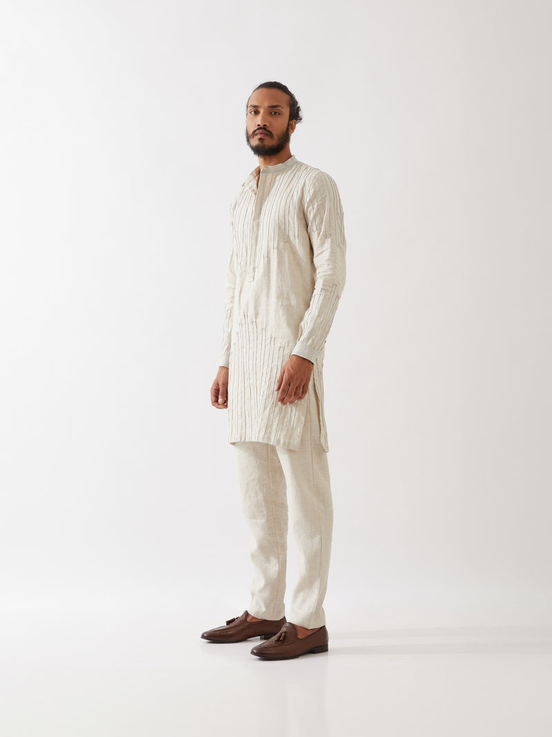 GABRIEL KURTA SET - IVORY