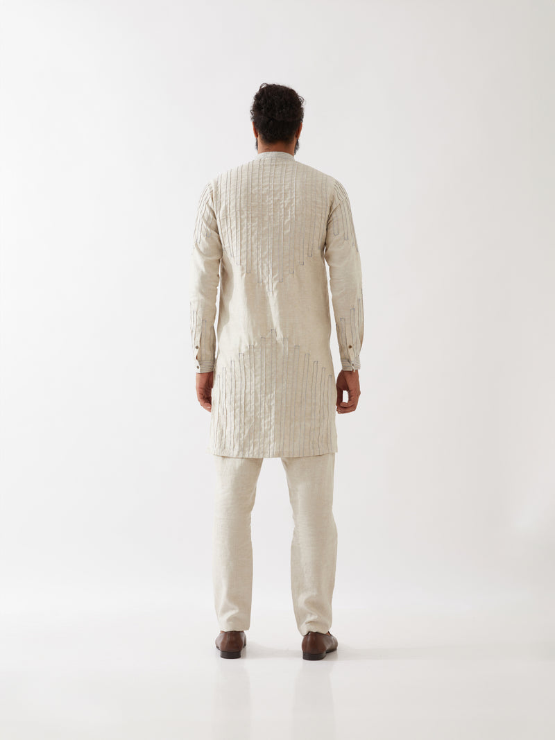 GABRIEL KURTA SET - IVORY