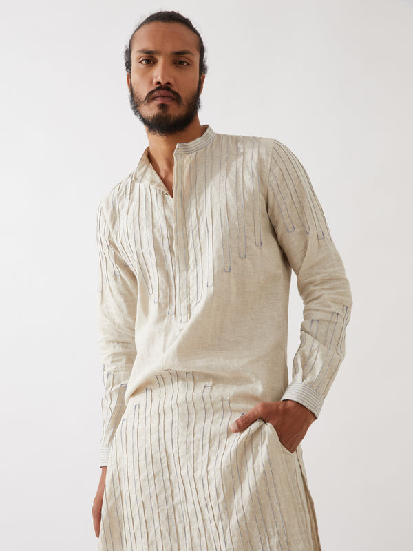 GABRIEL KURTA SET - IVORY